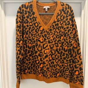 ASOS Orange and Black Knit Sweater
